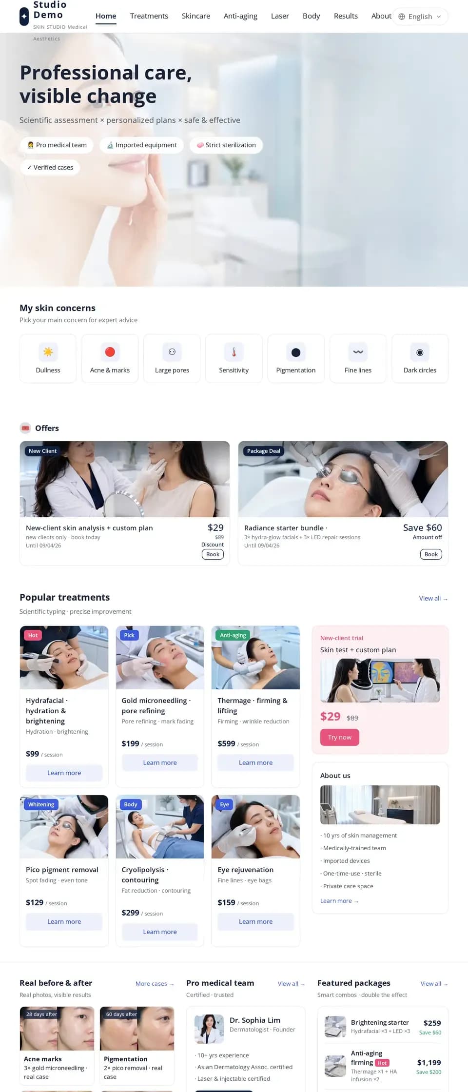 A template screenshot of the kind of shop Sreymom runs